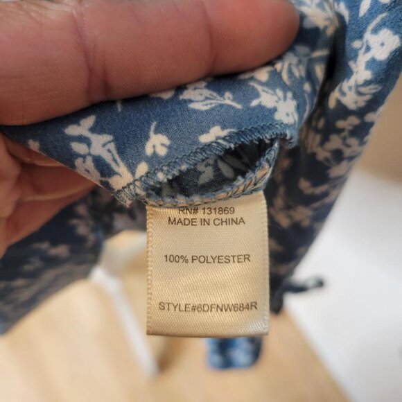 Long sleeve Boho floral Mini Dress (off the shoulder) - Picture 10 of 13